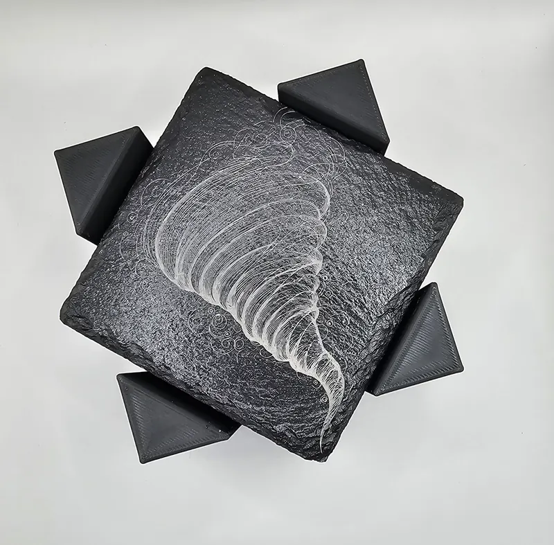 Engraved Tile - Custom ceramic engraving
